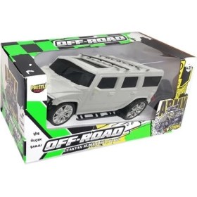 Resim Kumandalı Şarjlı Full Fonksiyon Hammer Jeep Beyaz 22 cm 