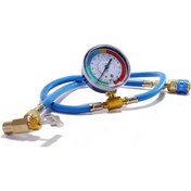 Resim Xiyyadms Otomotiv Ve Ev Tipi Klima Sistemleri İçin R134a Soğutucu Gaz Basınç Ölçer Seti 
