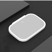 Resim Sones Led Işıklı Araba Güneşlik Makyaj Aynası Beyaz 