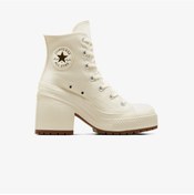 Resim Converse Chuck 70 De Luxe Heel Kadın Krem Platform Sneaker Düz A05348c Krem 