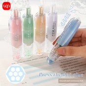 Resim Her iki tarafında yapışkan bant, yapışkan lekeler, dahil edilebilir, tek iç çekirdek uzunluğu ile tek taraflı bant rulosu, scrapbooking, el sanatları, okula dönüş malzemeleri ve ofis malzemeleri için uygun. 