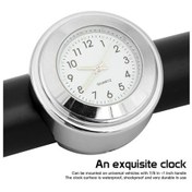 Resim Pazly Alüminyum Saat + Termometre Seti, 22-25.4mm, Motosiklet/bisiklet İçin 