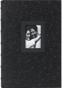Resim Siyah Deri Fotoğraf Albümü (10x15cm) 46300G 