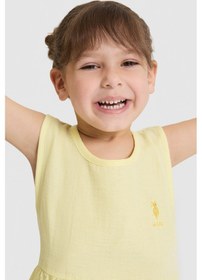 Resim U.s. Polo Assn. Kız Çocuk Sarı Pijama Takım 50326613-vr044 