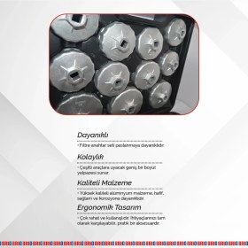 Resim Bgs Filtre Anahtar Seti 23 Parça 
