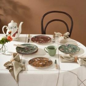 Resim Karaca Lorien 6 Parça Porselen Pasta Seti 19 cm 