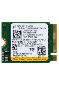 Resim Micron Mtfdkbk256tfk-1bc1aabda 256gb M.2 22x30 Gen4 Ssd 1 