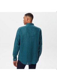 Resim Nautıca Erkek Yeşil Classıc Fıt Uzun Kollu Gömlek W35101t 3dc Yeşil 