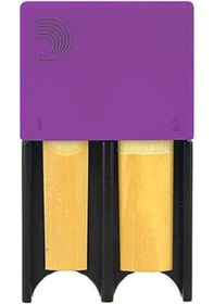 Resim D\'addario Sib Klarnet Soprano Ve Alto Saksafon Kamışı Kutusu - Mor 