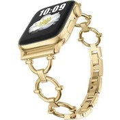 Resim ​​​Watch 42mm Uyumlu KRD-56 Metal Zore Kordon-Gold 