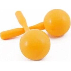 Resim Maracas 2 Li Büyük Boy Plastik Saplı Dupond Ritim Sarı 