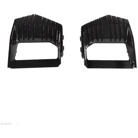 Resim Araba Sis Farı Trim Lambası Çerçeve Tampon Sis Farı Izgara Kapakları Gmc İçin 