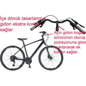 Resim Salcano City Sport 700 2x9 Cues Sistem Şehir Bisikleti 