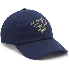 Resim Dagi 100% Pamuklu La Casquette Slogan Esquisse Erkek Şapka - Ayarlanabilir Metal Tokalı Lacivert 