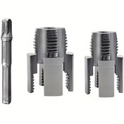 Resim 3 Adet Entegre İç ve Dış Su Borusu Açacağı, PPR Su Boru Dişleme Aleti, Elektrikli Matkap Tipi Su Borusu Dişleme Cihazı 1/2"-DN15, 3/4"-DN20 Boyutları 