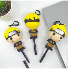Resim Squishy Jel Mürekkep Kalem Sevimli Naruto Uzumaki Mavi 