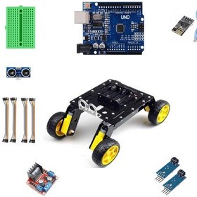 Resim JSumo Emes Robotik 4 X 4 Rover Arazi Robotu Seti 