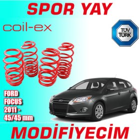 Resim Coil-Ex Focus 3 2011- Sonrası 45-45Mm Alçaltma Spor Yay Hele 
