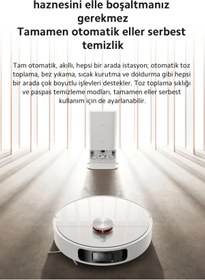 Resim Xiaomi Robot Vacuum X10 Plus - 4000 Pa Güçlü Emiş, Otomatik Çöp Boşaltma Ve Su Haznesi Ile Derin Temizlik 