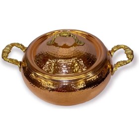 Resim Efemir Dövme Bakır Trabzon Güveci 18 cm 