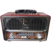 Resim Meier M-111bt Şarjlı Nostaljik Radyo Bluetootlu-kumandalı Usb\u002Fsd\u002Fmp3 