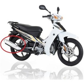 Resim Yamaha Crypton C8 Or. Plastik Egzoz Kapağı 4S9-E4718-10 