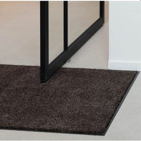 Resim Kahve Rengi İç Ve Dış Mekan Kapı Önü Paspası 60x80 