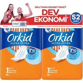 Resim Orkid Ultra Extra Normal Hijyenik Ped 52'li 