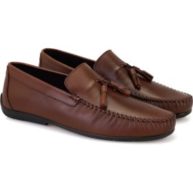 Resim Desa Brendan Taba Erkek Deri Loafer 