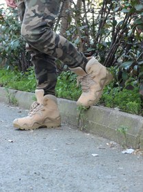 Resim Pars Power 103 Mid Hakiki Nubuk Deri Su Itici Özellikli Askeri & Polis Outdoor Tactical Outdoor Bot 