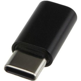 Resim Micro Usb Type-c Dönüştürücü Siyah Micro Usb To Type-c Çevirici 