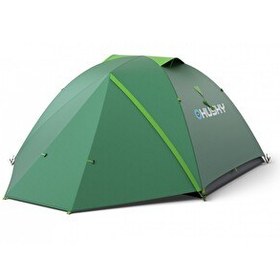 Resim Husky Burton 2+1 Kişilik Yeşil Kamp Çadırı 