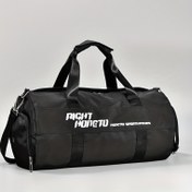Resim Erkek Büyük Kapasiteli Spor Çantası - Dayanıklı Siyah Duffel, Eğitim, Yüzme ve Kısa Süreli Seyahat İçin, Polyester Kumaş, Fermuar Kapatma, Seyahat Ekipmanı | Spor Duffel | Fermuar Kapatma, Spor Çantası 