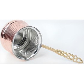 Resim Cezve Sütlük Küçük Boy 650 Cc Bakır 