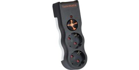 Resim Tunçmatik Powersurge 2 Ikili Enerji Koruma Prizi Siyah 