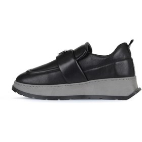 Resim Bueno Shoes Siyah Deri Kadın Dolgu Topuklu Ayakkabı 01wa7401302 