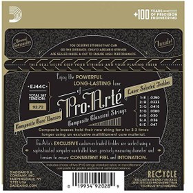 Resim D'Addario EJ44C Pro-Arte Composite Extra Hard Tension Klasik Gitar Teli 