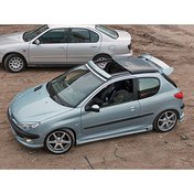 Resim Can Garage PEUGEOT 206 DELİKLİ MARŞPİYEL TAKIMI FİBERGLASS BOYASIZ A+ KALİTE 