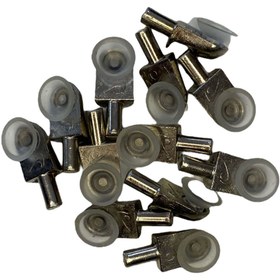 Resim EVDOO 12 adet Metal Vantuzlu Cam Raf Pimi 