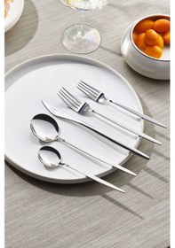 Resim Karaca New Porto Platin 12 Kişilik 60 Parça Çatal Kaşık Bıçak Takımı 