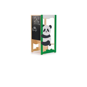 Resim Panda Learning Tower | Montessori Kitchen Helper & Convertible Toddler Table - Forest Pop / Tower only / Yes 