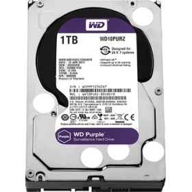 Resim Wd 3.5 Purple 1tb 5400RPM 64MB Sata3 Güvenlik HDD WD10PURZ (7/24) 