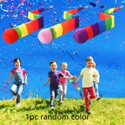 Resim 1 adet Gökkuşağı Kuyruk Plaj Topu - Okul, Plaj ve Arka Bahçe Eğlencesi için Etkileşimli Su Balon Oyunu, Canlı Renkler, Dayanıklı ve Çocuklar için Güvenli, Mükemmel Tatil Hediyesi, Plaj Topu, Açık Hava Oyunu, Eğlenceli Tasarım, Pürüzsüz Doku 