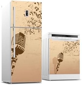 Resim Buzdolabı Ve Bulaşık Makinesi Takım Sticker 0267 