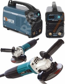 Resim BÖHRER Böhr 200 Amper Mma Inverter Kaynak Makinesi + 2600 Watt 125 Mm Colper Avuç Içi Taşlama Makinesi 