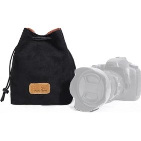 Resim S.c.cotton Taşınabilir Slr Lens Çantası Mikro Tek Kamera Çantası - Siyah ( Yurt Dışından )(Yurt Dışından) 