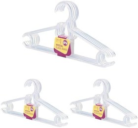 Resim DECOBELLA 50614 6 'lı Kristal Elbise Askısı 3lü paket 