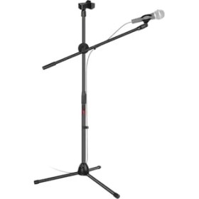 Resim TeknoKapsül MS06S Mikrofon Standı - Mikrofon Sehpası (Sünger Tutacak Dahil) 