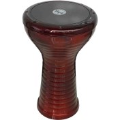 Resim Döküm Darbuka Desenli Bordo Dddwrd 