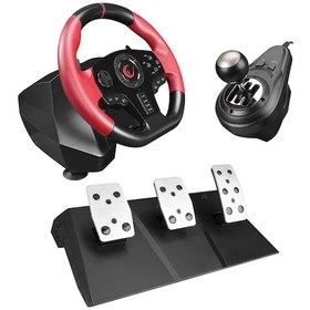 Resim Rampage SPEED W20 3 Pedallı El Vitesli Gaming Oyuncu Direksiyonu PS3/PS4/PC/XBOXONE/XBOX360/SWITCH Uyumlu 